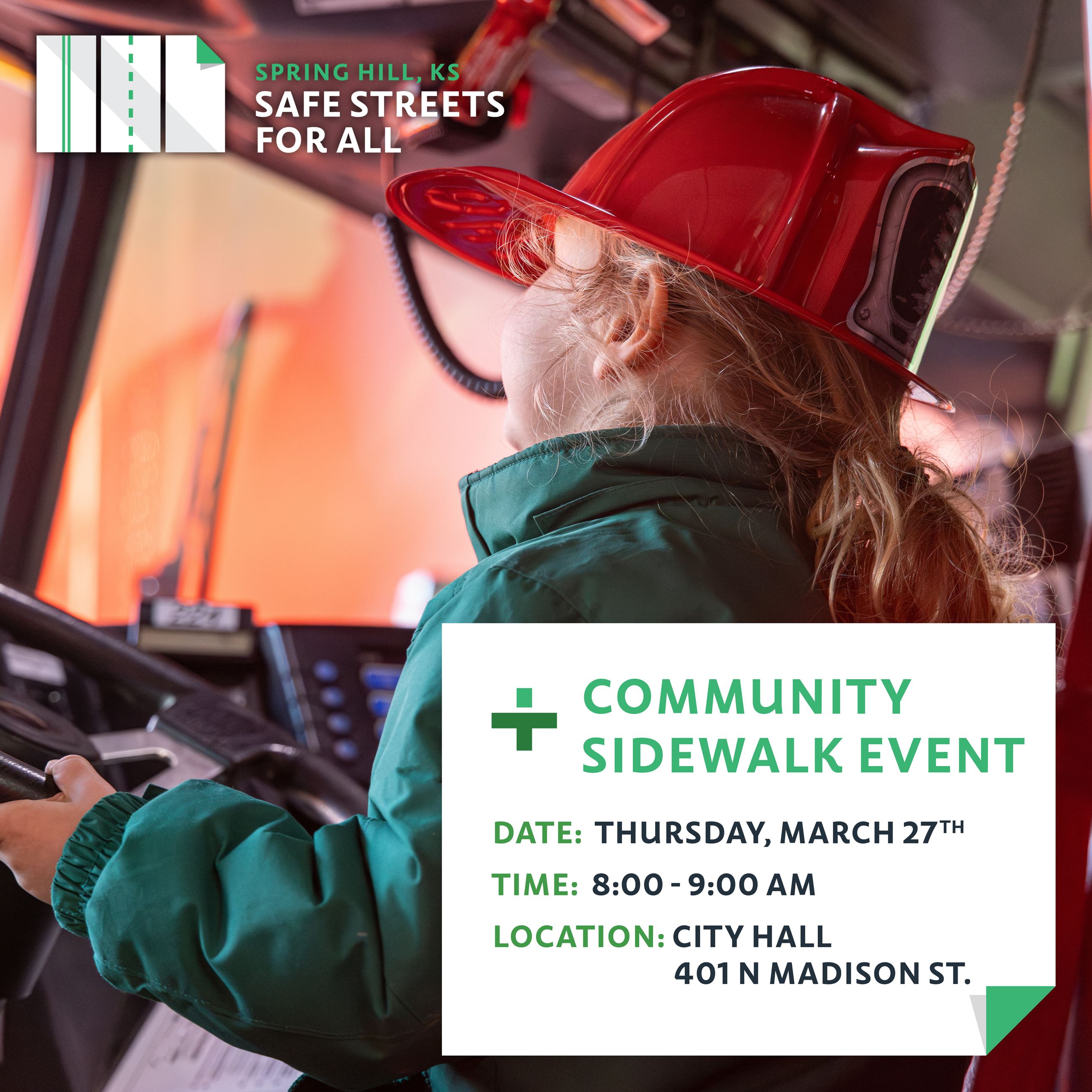 Safe Streets for All Community Sidewalk Event